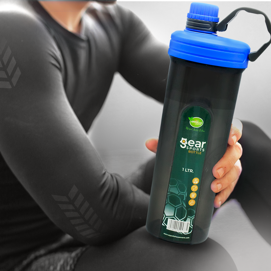 Gear Sports Water Bottle Large Pack of 2 - (1Ltr)